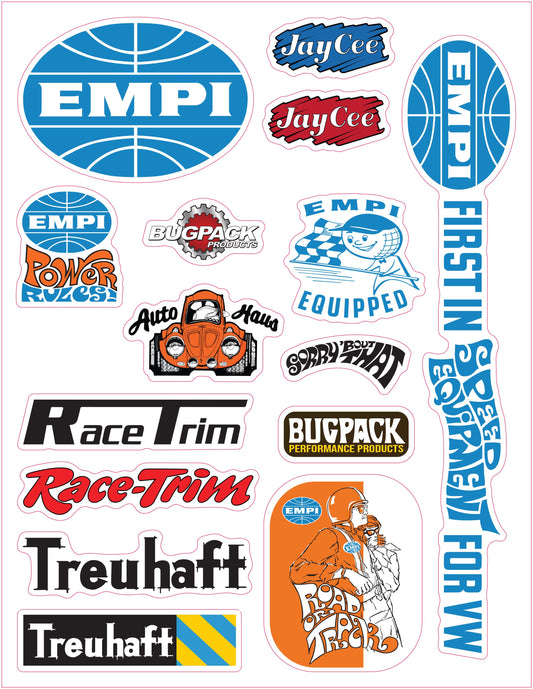 EMPI Family Decal Sticker Sheet